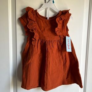 Cat & Jack Burnt Orange Dress, size 2T